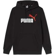 Fleece Jack Puma Ess+ 2 Col Big Logo Hoodie Fl