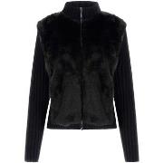 Fleece Jack Guess Ls Fur Mix Zip Frnt Mila Cardi