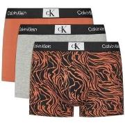 Boxers Calvin Klein Jeans 3 Pack Trunks Grey/Orange/Print