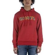 Fleece Jack Diesel Felpa S-Ginn Hood K27 Rosso