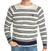 Sweater Guess Adam Raglan Ls Cn Striped Swtr