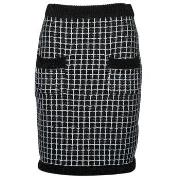 Rok Karl Lagerfeld boucle knit skirt