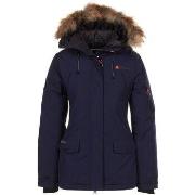 Parka Jas Peak Mountain Parka de ski avec vraie fourrure femme AKADOZ