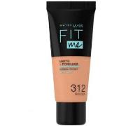 Foundations en Concealers Maybelline New York Fit Me Matte Poreless Fo...