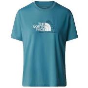 T-Shirt Lange Mouw The North Face Mountain Foundation Ss