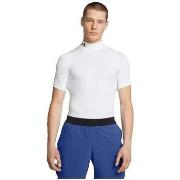 T-shirt Under Armour Col Roulé De Compression À Manches Courtes Heatge...