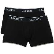 Boxers Lacoste 2 Pack Cotton Stretch Logo Trunks Black/Black