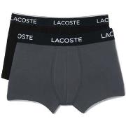 Boxers Lacoste 2 Pack Cotton Stretch Logo Trunks Black/Dark Grey