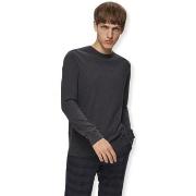 Trui Selected Noos Berg Crew Knit - Antracit Melange