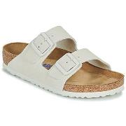 Slippers Birkenstock Arizona SFB LEVE Antique White