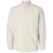 Overhemd Lange Mouw Selected Noos Slim-Sun Shirt - Pure Cashmere