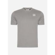 T-shirt Aquascutum Active club check patch t-shirt