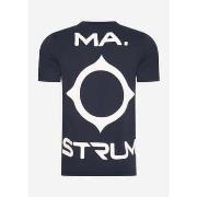 T-shirt Ma.strum Oversized back logo print tee