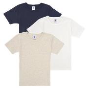 T-shirt Korte Mouw Petit Bateau 3 TEE SHIRTS MC