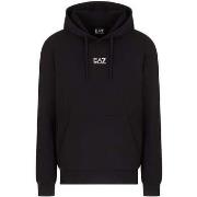 Sweater Ea7 Emporio Armani Core Identity Hooded Sweatshirt Black