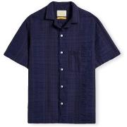 Overhemd Lange Mouw Portuguese Flannel Crupao Shirt - Navy