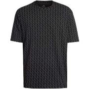 T-shirt Korte Mouw EAX T-shirt met logopatroon
