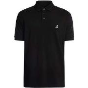 Polo Shirt Korte Mouw EAX Poloshirt met logo op de borst