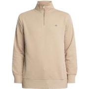 Fleece Jack Gant Regular Shield-sweatshirt met halve rits