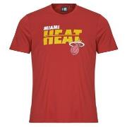 T-shirt Korte Mouw New-Era NBA ESSENTIALS TEE MIAMI HEAT