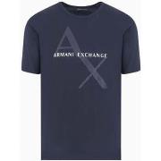 T-shirt EAX Diagonal logo t-shirt