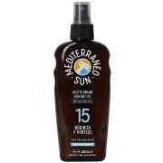 Zonverzorging Mediterraneo Sun Zonnebruiningsolie Donker SPF 15 200 ml...