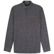 Overhemd Lange Mouw Lyle &amp; Scott Chemise boutonnée en coton et lin