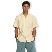 Overhemd Lange Mouw Rvlt Revolution Cuban Shirt - Offwhite