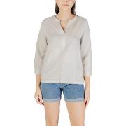 Blouse Street One Sol_splitneck blouse 345391