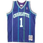 Onderhemden Mitchell And Ness Maillot Swingman Charlotte Hornets