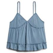 Top Superdry Débardeur en jersey à volants femme