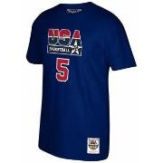 T-shirt Mitchell And Ness T-shirt USA name number David Robinson