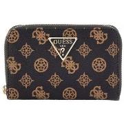 Portemonnee Guess LAUREL SLG MEDIUM ZIP AROUND MOCHA LOGO SWPG85 00140