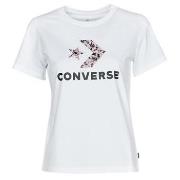 T-shirt Korte Mouw Converse STAR CHEVRON HYBRID FLOWER INFILL CLASSIC ...