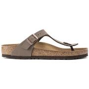 Sandalen BIRKENSTOCK Gizeh Nobuck Birko-Flor Regular - Mocca