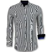 Overhemd Lange Mouw Tony Backer Blouse Streepjes