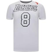 T-shirt Korte Mouw Local Fanatic Lakers Bryant