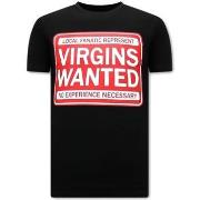 T-shirt Korte Mouw Local Fanatic Print Virgins Wanted