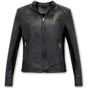 Blazer Bludeise Imitatieleer Jas AY