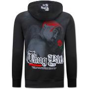 Sweater Top Star Pac Hoodie Thug Life