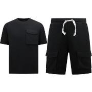 Trainingspak Top Star Geribbelde Oversized Joggingshort