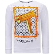 Sweater Tony Backer Print Uzi Does It