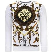 Sweater Tony Backer Print Gouden Leeuw