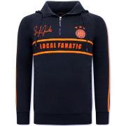 Sweater Local Fanatic Training Double Line Signed Oranje