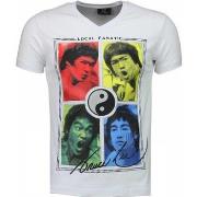 T-shirt Korte Mouw Local Fanatic Bruce Lee Ying Yang