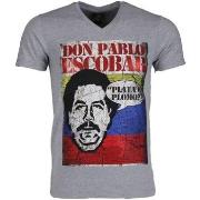 T-shirt Korte Mouw Local Fanatic Don Pablo Escobar