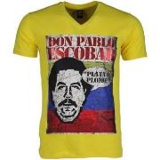 T-shirt Korte Mouw Local Fanatic Don Pablo Escobar