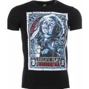 T-shirt Korte Mouw Local Fanatic Chucky Poster Print