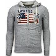 Sweater Enos Vest Embroidery American Heritage
