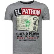 T-shirt Korte Mouw Local Fanatic El Patron Narcos Billionaire